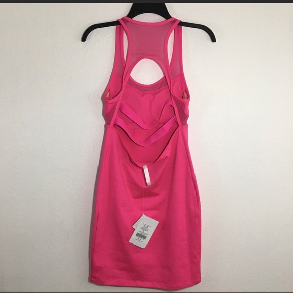 Fabletics Tropez Dress in Hot Pink Large - Picture 5 of 5